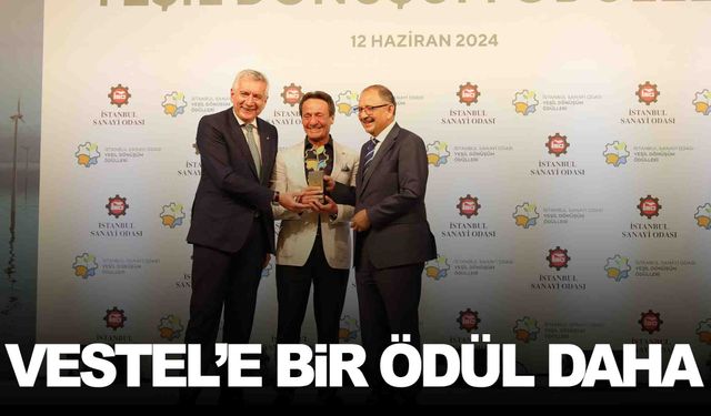 Vestel’e bir ödül daha… Ahmet Nazif Zorlu bizzat aldı