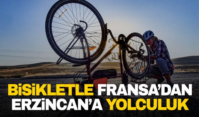 6 Bin kilometre pedal çevirdiler… Erzincan’a geldiler…