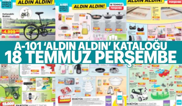 Tarlası bahçesi olan koşsun… Bu indirim kaçmaz! İşte A101 18 Temmuz kataloğu…