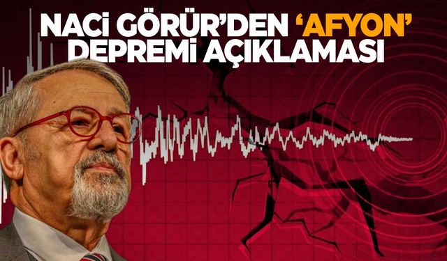 Afyonkarahisar sallanmıştı… Naci Görür’den açıklama geldi!