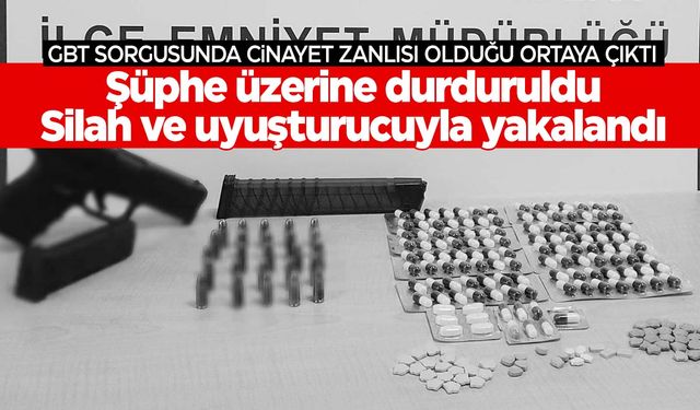 Akhisar’da şüphe üzerine durdurulan araç sürücüsü cinayet zanlısı çıktı!