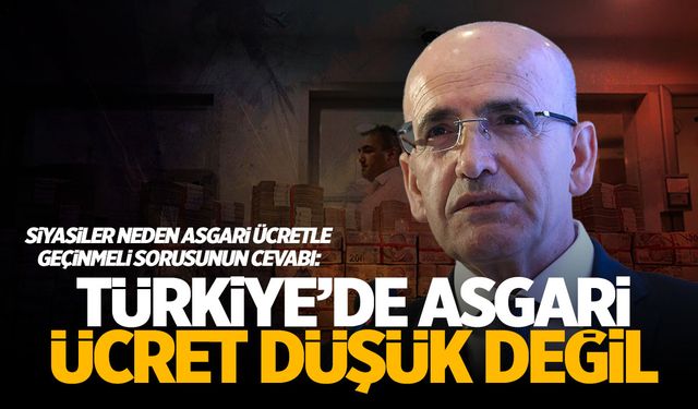 Bakan Şimşek: "Türkiye'de Asgari Ücret Düşük Değil"