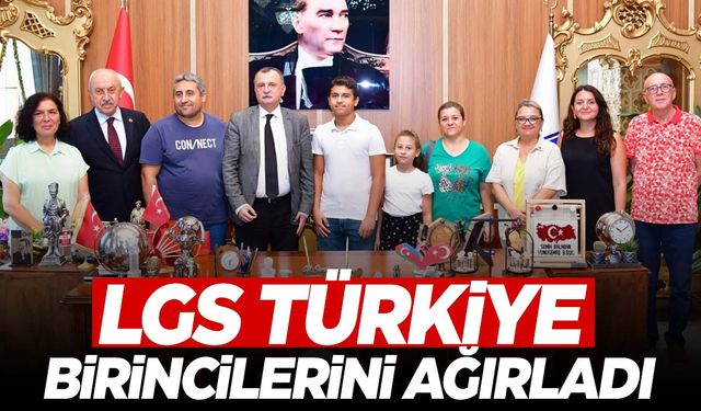 Başkan Balaban LGS Türkiye birincilerini ağırladı