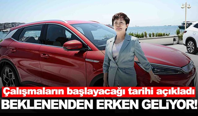 BYD’nin başkan yardımcısından açıklama var… 12 aydan kısa bir sürede…