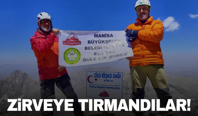 Cilo Reşko Dağı zirve tırmanışı başarı ile tamamlandı