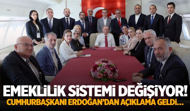 Emeklilik sistemi değişiyor! Cumhurbaşkanı Erdoğan’dan açıklama geldi…
