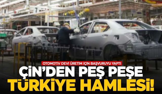 Bir otomotiv devi daha Türkiye’ye geliyor!