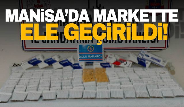 Jandarma ekipleri markette ele geçirdi!