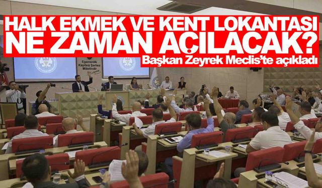 Halk Ekmek ve Kent Lokantası ne zaman açılacak?