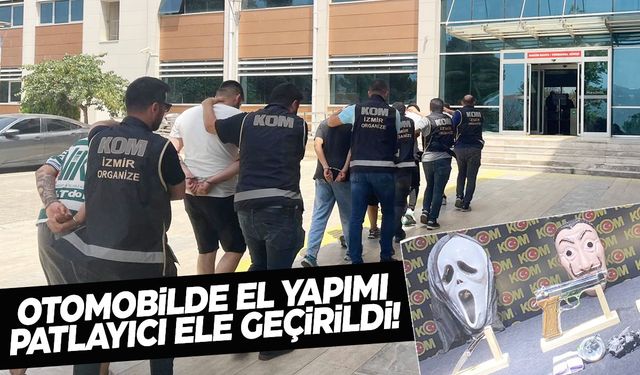 İzmir’de faciadan dönüldü! Aracı durduran polisler şok oldu! El yapımı patlayıcı…