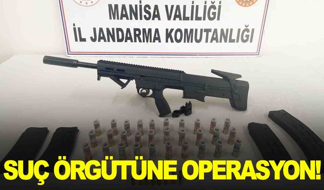 Manisa jandarmasından suç örgütüne operasyon: 7 gözaltı