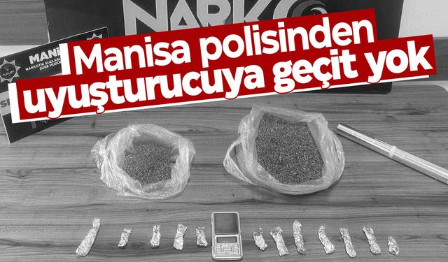 Manisa Şehzadeler’de uyuşturucu operasyonu: 3 gözaltı