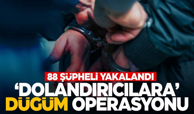 Manisa’da ‘Düğüm-1’ operasyonu!