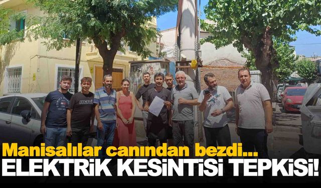 Manisa’da elektrik kesintileri bıktırdı… Esnaf çareyi dilekçe vermekte buldu!