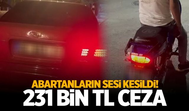 Manisa'da sesi 'abartanlara' 231 bin TL ceza!