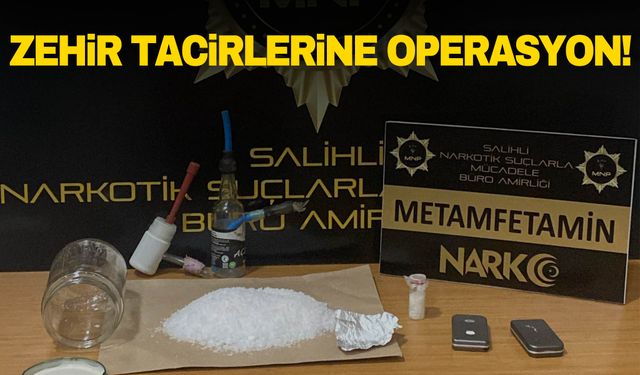 Manisa’da zehir tacirlerine operasyon! 2 şüpheli tutuklandı