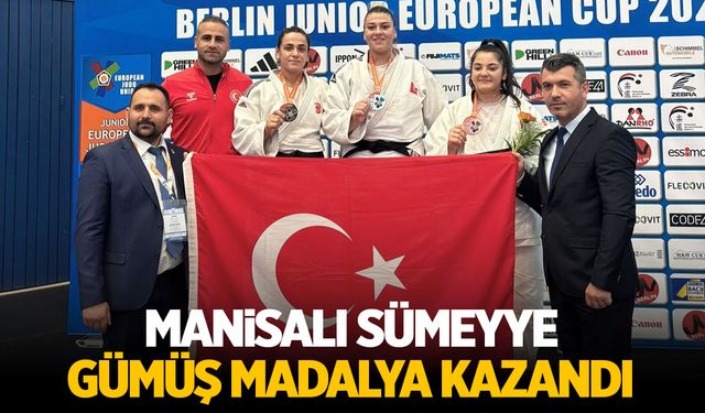 Manisalı Sümeyye Kaya'dan gümüş madalya!