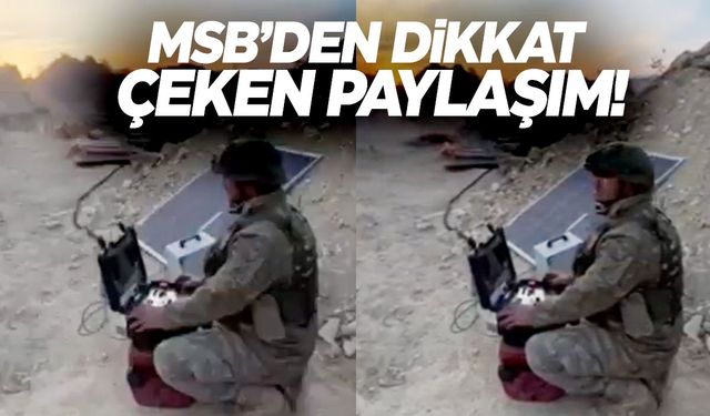 MSB paylaştı: Kilit kapanıyor!