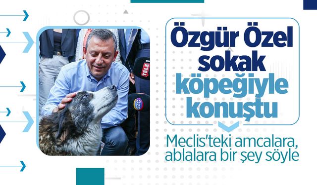 Özgür Özel Sokak Köpeğiyle Konuştu