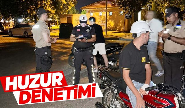 Salihli polisinden denetim… Tek tek sorguladılar!