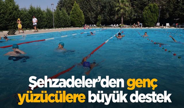 Şehzadeler Belediyesinden genç yüzücülere büyük destek