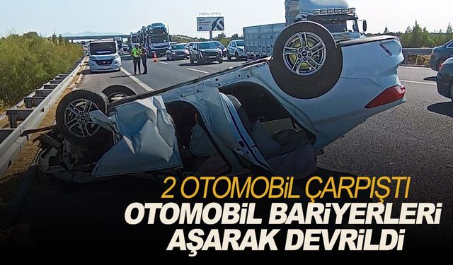 Şehzadeler’de kaza… 2 otomobil çarpıştı: 5 yaralı