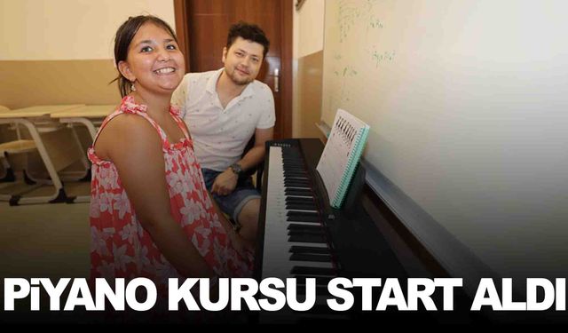 Şehzadeler’in piyano kursunda eğitimler başladı