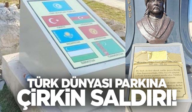 Manisa’da Recep Tayyip Erdoğan Türk Dünyası Parkına şok saldırı!