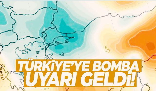 Türkiye’ye uyarı verildi… Yeni bir hava sistemi yaklaşıyor!