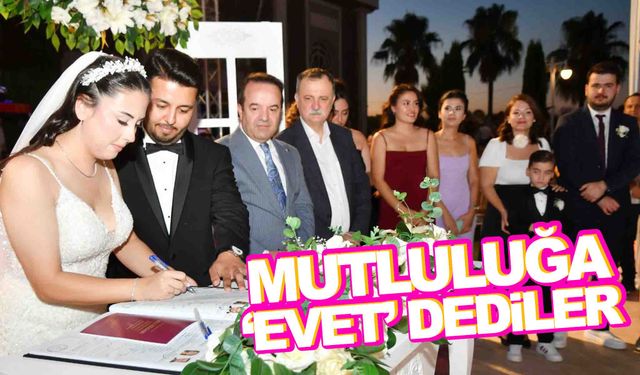 Yağmur ve Yılmaz Sait, ömür boyu mutluluğa evet dedi!