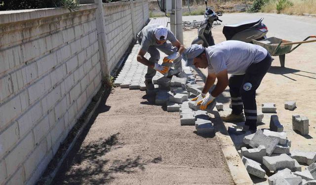 Turgutlu Belediyesi ekiplerinden yoğun mesai