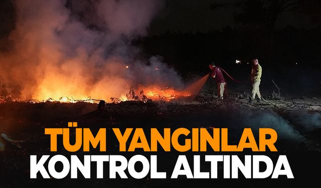 Yurt çapında 48 yangın vardı… Tüm yangınlar kontrol altına alındı!