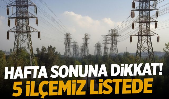 Hafta Sonuna Dikkat! 5 İlçemiz Listede… 18 Ağustos 2024 Manisa Elektrik Kesintisi!