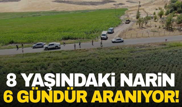 8 yaşındaki Narin’i arama çalışmaları 6’ıncı gününde devam ediyor!