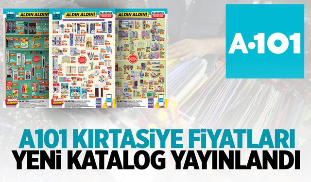 A101 Kırtasiye Fiyatları 2024: Aktüel Kataloğu Kırtasiye Ürünleri ve İndirimler