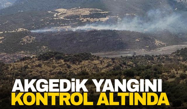 Akgedik yangını kontrol altına alındı!