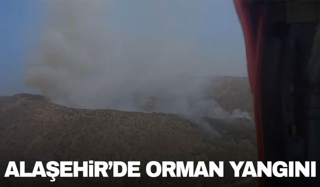 Alaşehir’de orman yangını! Müdahale sürüyor