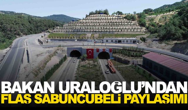 Bakan Uraloğlu’ndan Sabuncubeli paylaşımı!