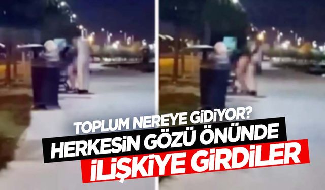 Rezillik diz boyu! İstanbul'da herkesin önünde ilişkiye girdiler!