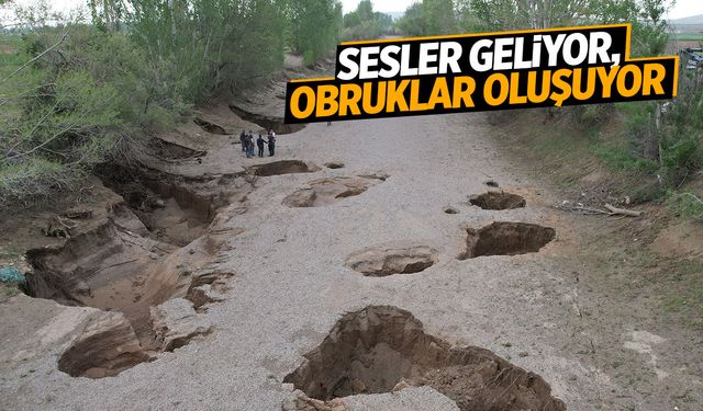 Bir ilimiz şokta! Yer altından sesler geldi, yarıklar oluştu!