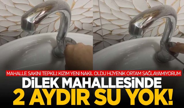 Bir kesinti şikayeti de Saruhanlı’dan geldi! 2 aydır su yok!