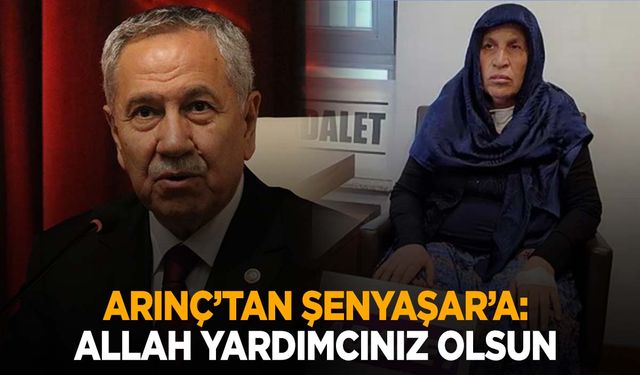 Bülent Arınç’tan Emine Şenyaşar’a ziyaret