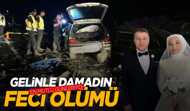 Ege’de düğün gecesi kahreden kaza… Gelin ve damat hayatını kaybetti