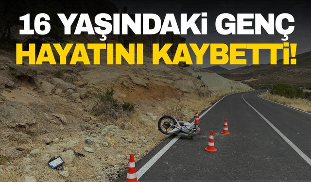 Ege’de motosiklet kazası! 16 yaşındaki genç hayatını kaybetti