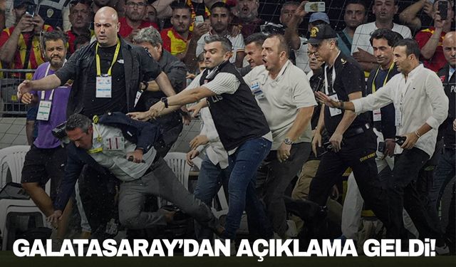 Göztepe - Fenerbahçe maçında yaşananlara Galatasaray’dan açıklama