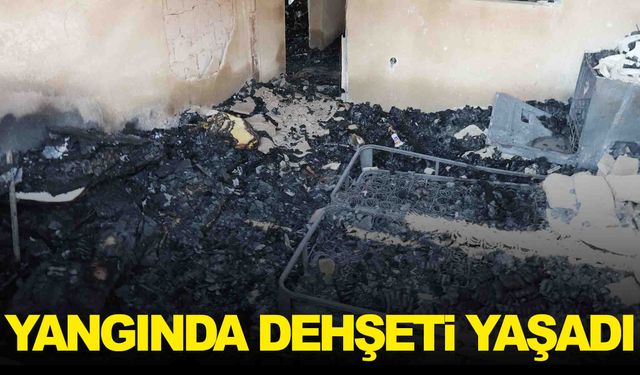 İzmir’deki yangında dehşeti yaşadı… “10 saniye geç kalsaydım…"