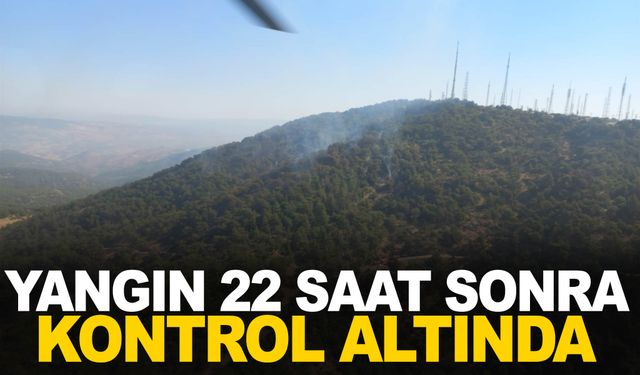 Karşıyada’ki yangın 22 saat sonra kontrol altında