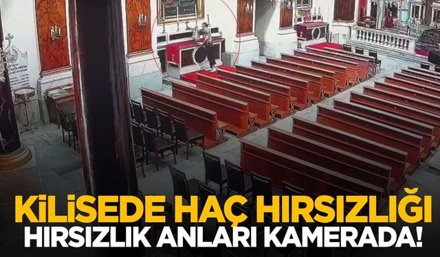 Kiliseden haç çaldı!  Nedenini duyanlar şok oldu!