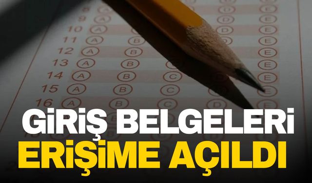 KPSS Ön Lisans sınavının giriş belgeleri erişime açıldı