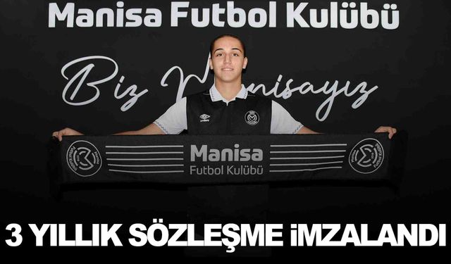 Manisa FK’nın yıldız adayı profesyonel oldu!